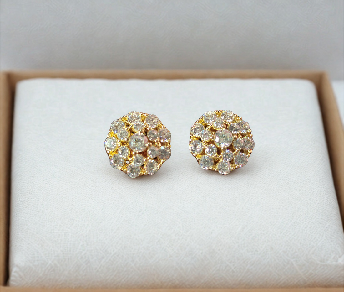 Gleesa Elegant Flower Studs