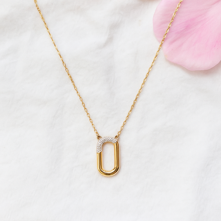 Gleesa Oval Link Necklace